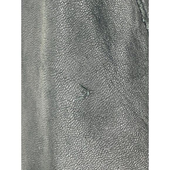 Vintage Calvin Klein Men's Leather Jacket Black Size XL - Picture 12 of 12